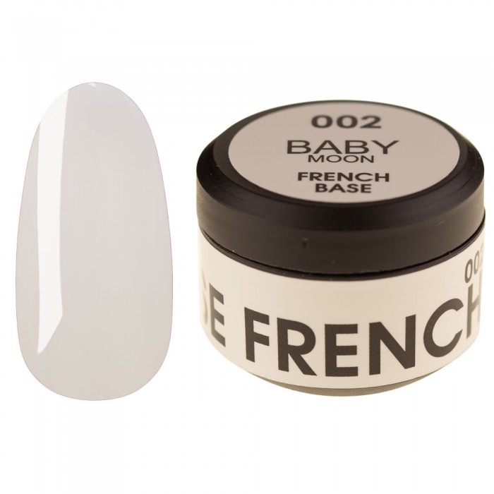 Rubber Base French Baby Moon №002 білий дим 15 мл (5905123016806)
