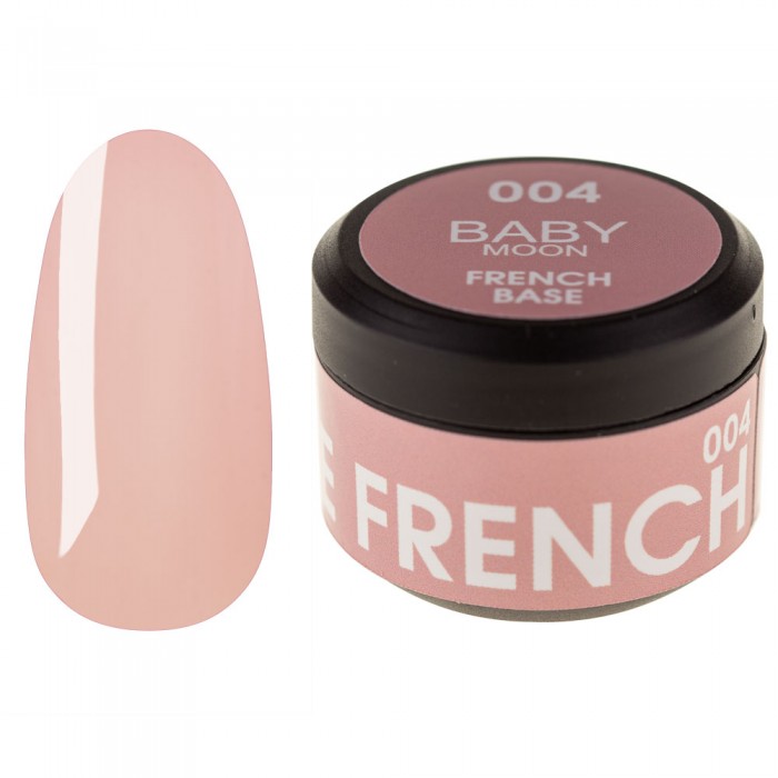 Rubber Base French Baby Moon №004 кремово-білий 15 мл (5905123016820)
