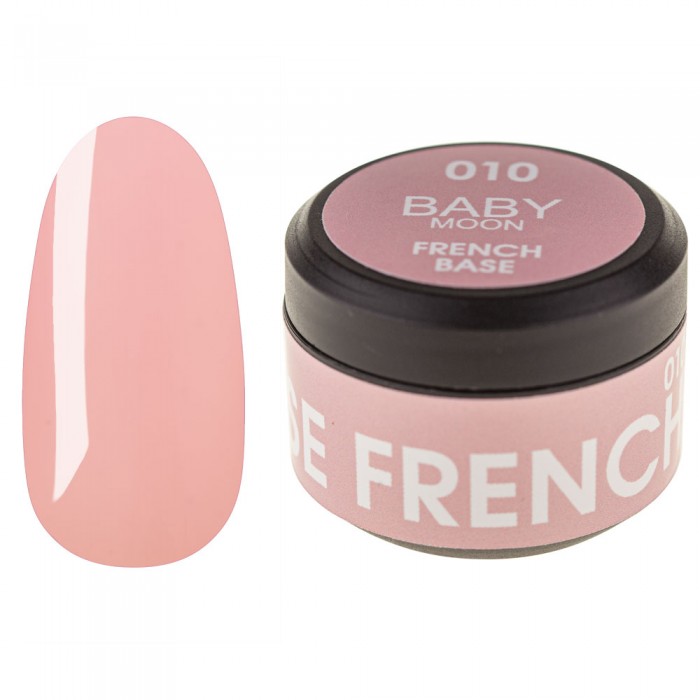 Rubber Base French Baby Moon №010 рожевий 15 мл (5905123016882)
