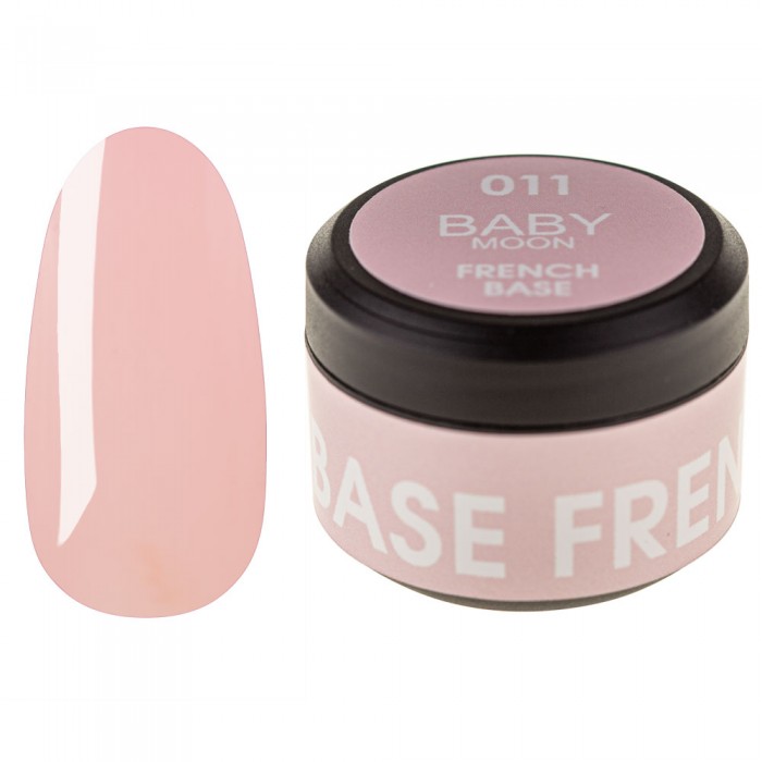 Rubber Base French Baby Moon №011 біло-рожевий 15 мл (5905123016899)