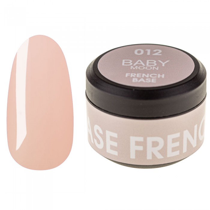 Rubber Base French Baby Moon №012 ніжно бежевий 15 мл (5905123016905)