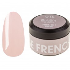 Rubber Base French Baby Moon №015 бело-бежевий світлий 15 мл (5905123016936)
