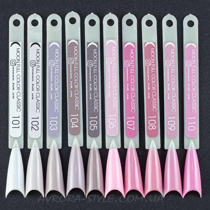 Гель-лак MOON FULL color Gel polish №103 блідний пурпурно-рожевий 8 мл (5908254186844)