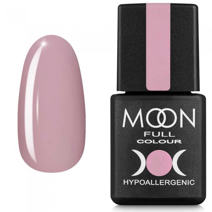 Гель-лак MOON FULL color Gel polish №104 холодний блідо-рожевий 8 мл (5908254186851)
