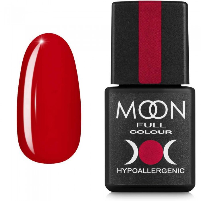 Гель-лак MOON FULL color Gel polish №138 полунично-червоний 8 мл (5908254187193)