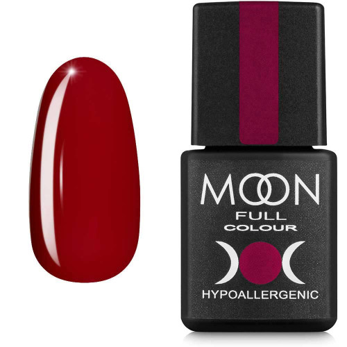 Гель-лак MOON FULL color Gel polish №143 вишневий 8 мл (5908254187247)