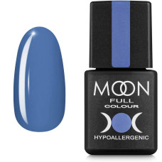 Гель-лак MOON FULL color Gel polish №154 блакитний із сірим підтоном 8 мл (5908254187353)