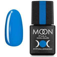Гель-лак MOON FULL color Gel polish №183 яскраво-блакитний 8 мл (5908254187643)