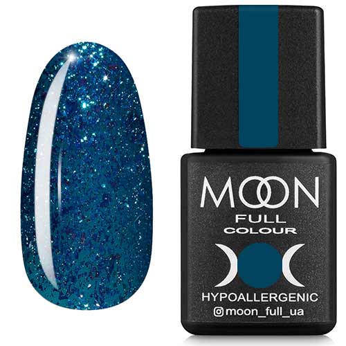 Гель-лак Moon Full Diamond №01 смарагдовий глітер (5908254188190)