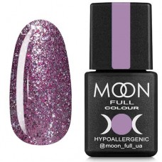 Гель-лак Moon Full Diamond №04 бузково-сріблястий глітер (5908254188244)
