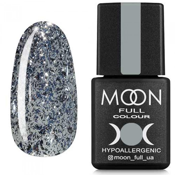 Гель-лак Moon Full Diamond №07 біло-срібний глітер (5908254188275)