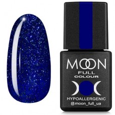 Гель-лак Moon Full Diamond №14 насичений синій глітер (5908254188343)