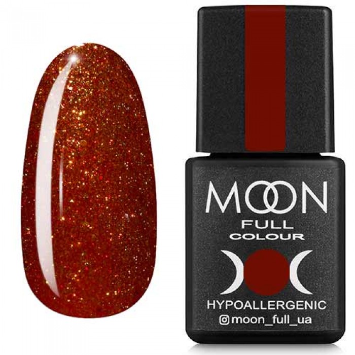Гель-лак Moon Full Diamond №17 мідно-рудий шиммер (5908254188374)