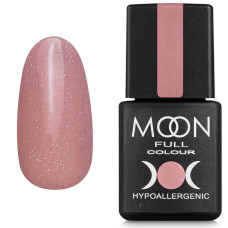 Гель-лак MOON FULL Opal color Gel polish №505 бежево-бузковий з різнобарвним шиммером 8 мл (5908254189029)