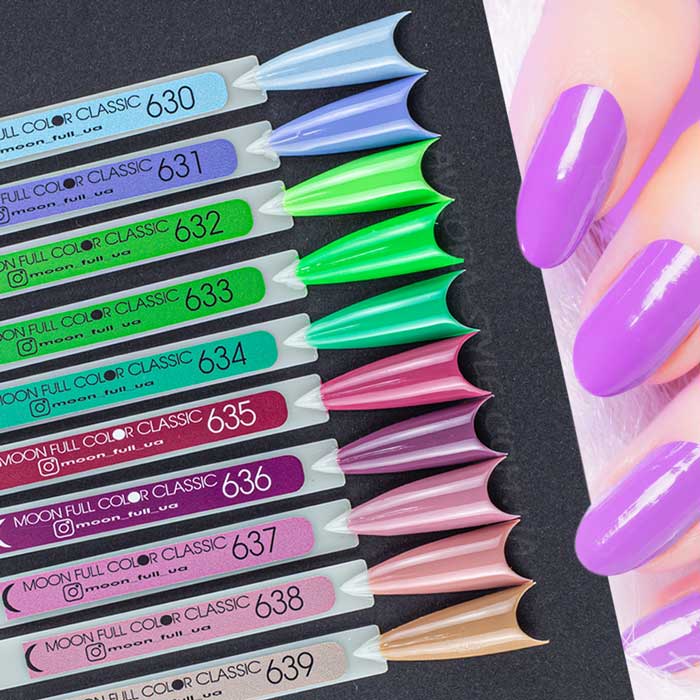 Гель-лак MOON FULL color Gel polish №639 насичений латте 8 мл (5908254190018)