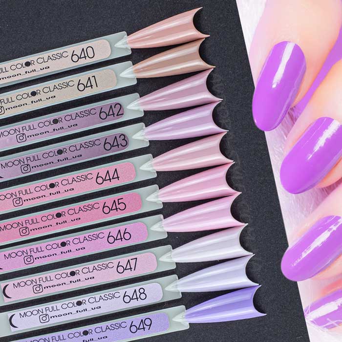 Гель-лак MOON FULL color Gel polish №646 ніжно рожевий зефір 8 мл (5908254190087)