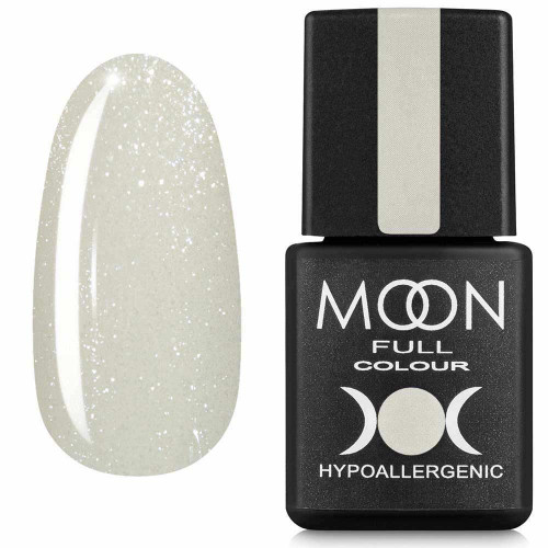 Кольорова база для нігтів Moon Barbie color Rubber base №01 ванільний з дрібним шиммером 8 мл (5908254190957)