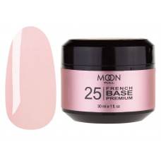 База для нігтів Moon Full Base French Premium №25 світло-рожевий 30 мл (5908254002144)