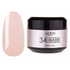 База для нігтів Moon Full Base French Premium №34 біло-бежевий світлий 30 мл (5908254002236)