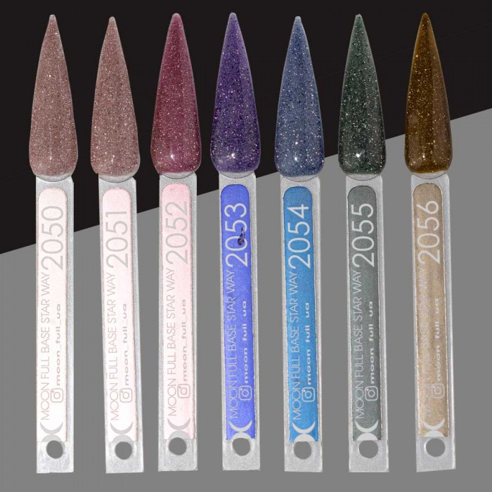 Кольорова база для нігтів Moon Full Star Way №2051 (5905123015236)