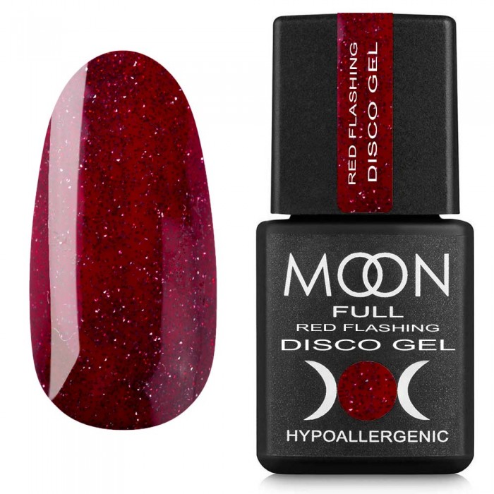 Світловідбиваючий Disсo Gel Moon Full Red Flashing № FD07, 8 м (5905123016967)