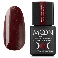 Світловідбиваючий Disсo Gel Moon Full Red Flashing № FD08, 8 мл (5905123016974)