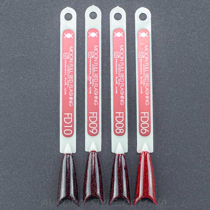 Світловідбиваючий Disсo Gel Moon Full Red Flashing № FD10, 8 мл (5905123016998)