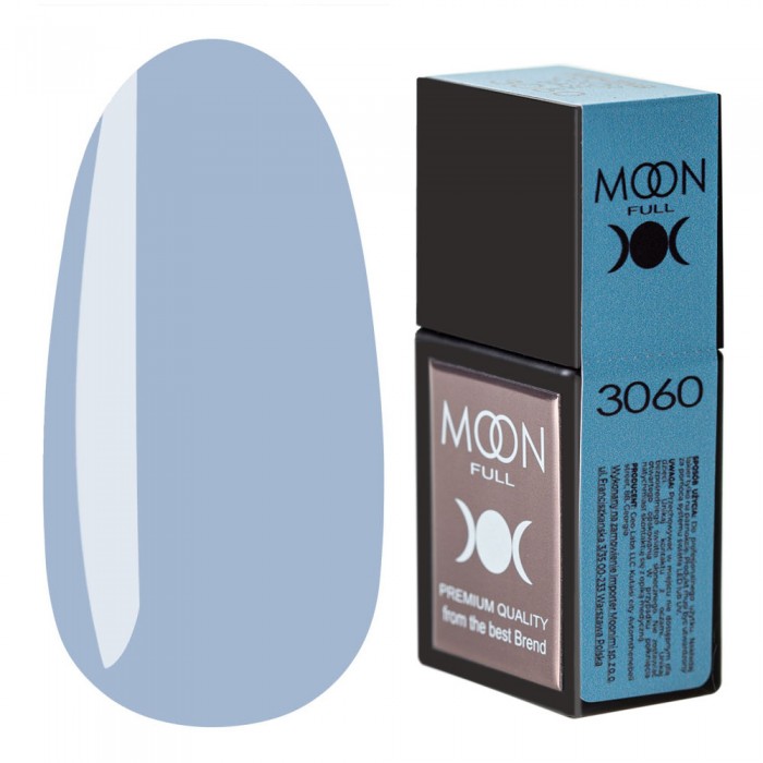 Кольорова база для нігтів MOON FULL Amazing Color Base № 3060, 12 мл (5905123017803)