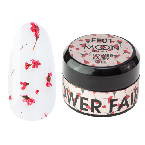 Гель з сухоцвітами Moon Full Flower Fairy Gel № FF01, 5 мл (5905123020568)