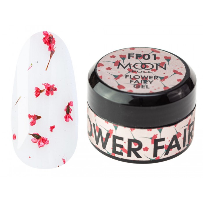 Гель з сухоцвітами Moon Full Flower Fairy Gel № FF01, 5 мл (5905123020568)