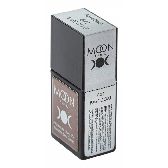 База для нігтів Moon Full Amazing base Coat 6в1, 12 мл (5905123021060)