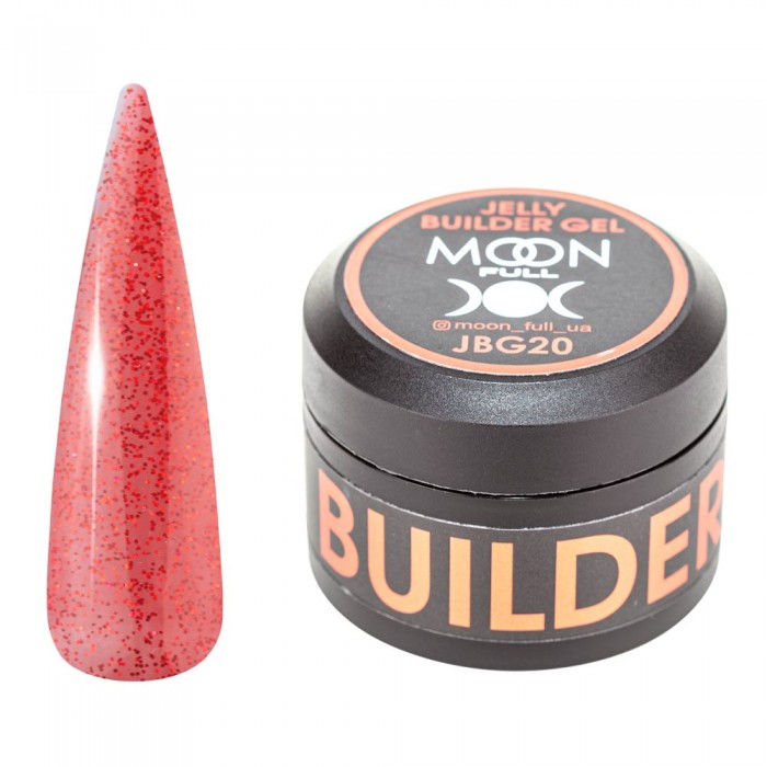Гель-желе для нарощування нігтів Moon Full Jelly Builder Gel № JBG 20 (5905123022203)