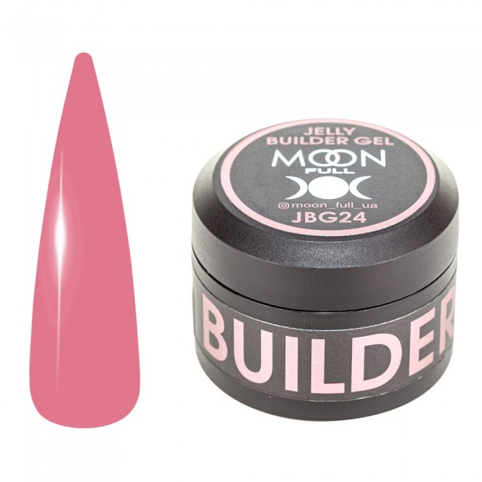 Гель-желе для нарощування нігтів Moon Full Jelly Builder Gel № JBG 24 (5905123022241)