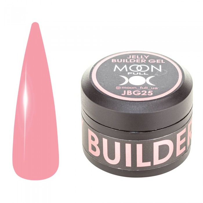 Гель-желе для нарощування нігтів Moon Full Jelly Builder Gel № JBG 25 (5905123022258)