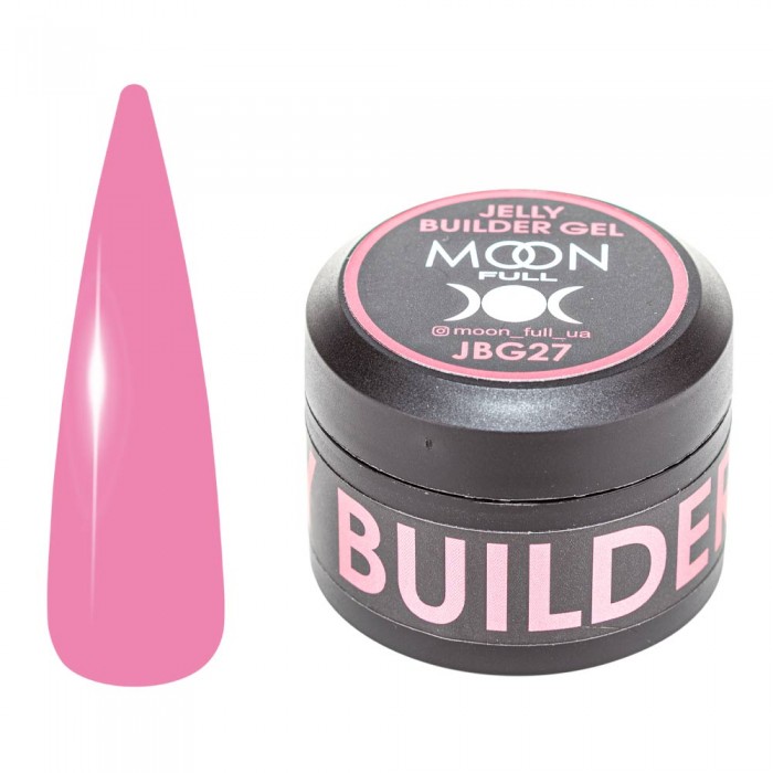 Гель-желе для нарощування нігтів Moon Full Jelly Builder Gel № JBG 27 (5905123022272)