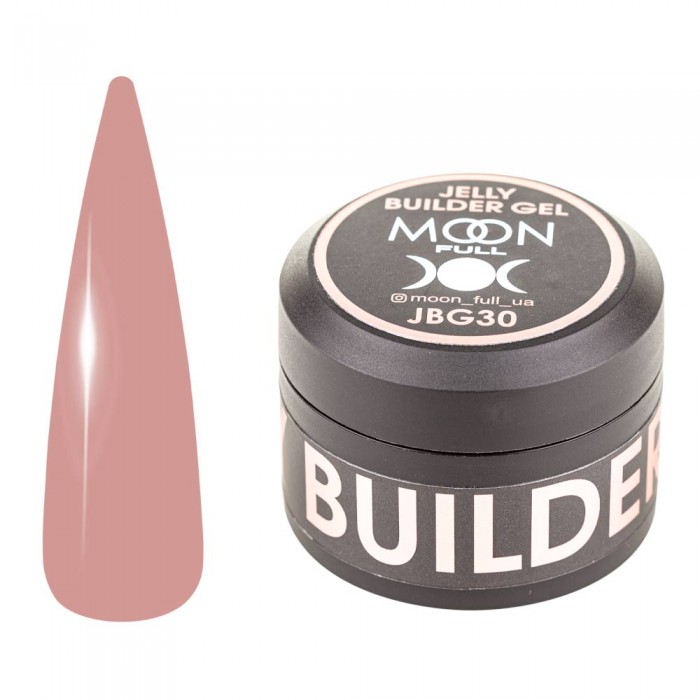 Гель-желе для нарощування нігтів Moon Full Jelly Builder Gel № JBG 30 (5905123022302)