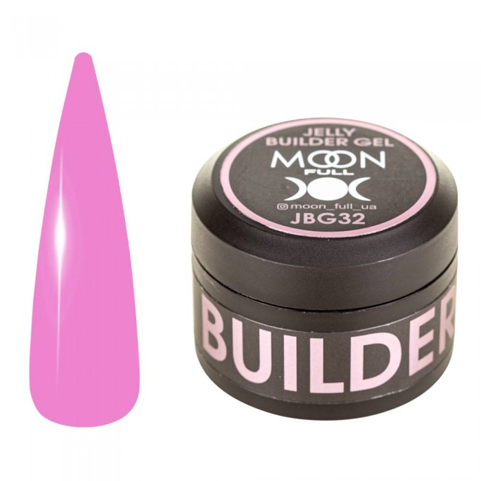 Гель-желе для нарощування нігтів Moon Full Jelly Builder Gel № JBG 32 (5905123022326)