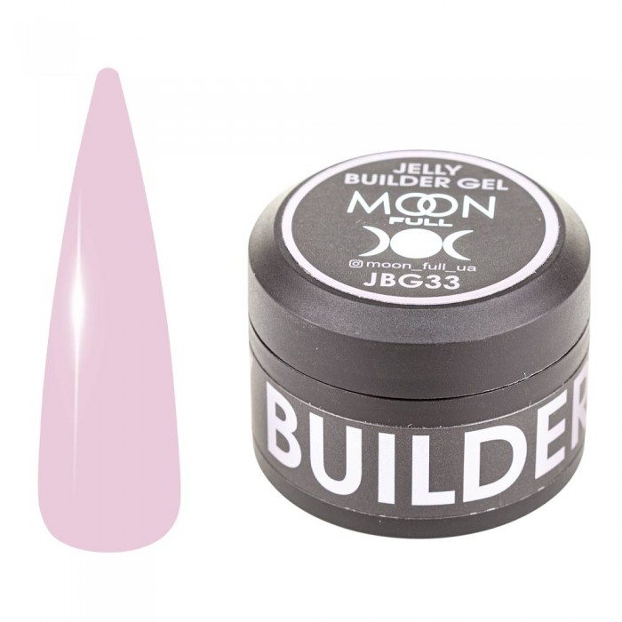 Гель-желе для нарощування нігтів Moon Full Jelly Builder Gel № JBG 33 (5905123022333)