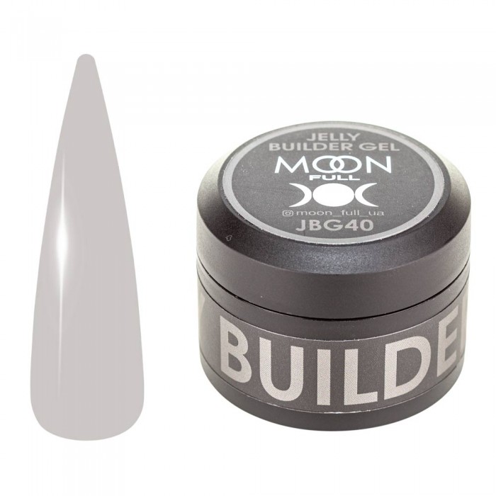 Гель-желе для нарощування нігтів Moon Full Jelly Builder Gel № JBG 40 (5905123022401)
