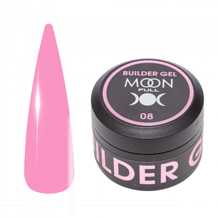 Гель для нарощування нігтів Moon Full Builder Gel №08, 30 мл (5905123022715)