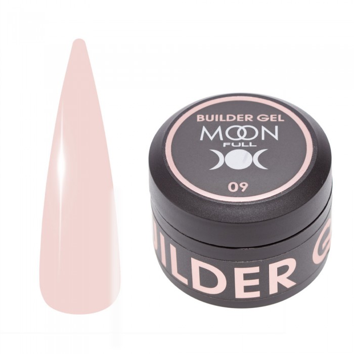 Гель для нарощування нігтів Moon Full Builder Gel №09, 30 мл (5905123022722)