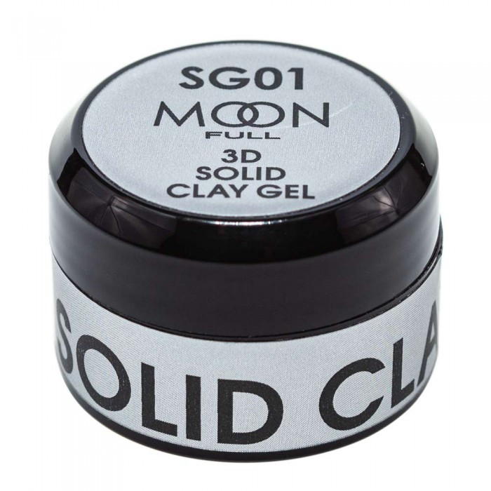 Гель - пластилін для дизайну нігтів Moon Full 3d Solid Glay Gel SC01 (5905123021244)