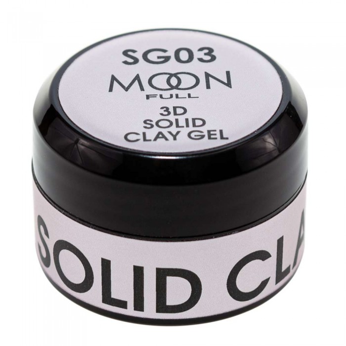 Гель - пластилін для дизайну нігтів Moon Full 3d Solid Glay Gel SC03 (5905123021268)
