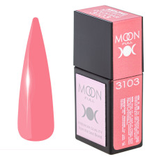 Кольорова база для нігтів Moon Full Amazing Tutti Frutti № 3103 ніжно-коралова, 12 мл (5905123023453)