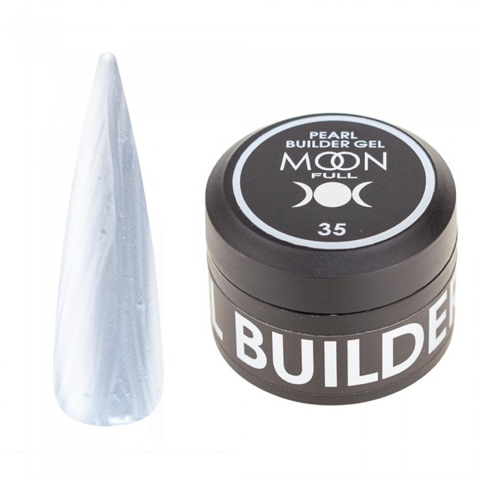 Моделюючий гель Moon Full Perl Builder Gel № 35 Крижаний діамант, 30 мл (5905123023323)