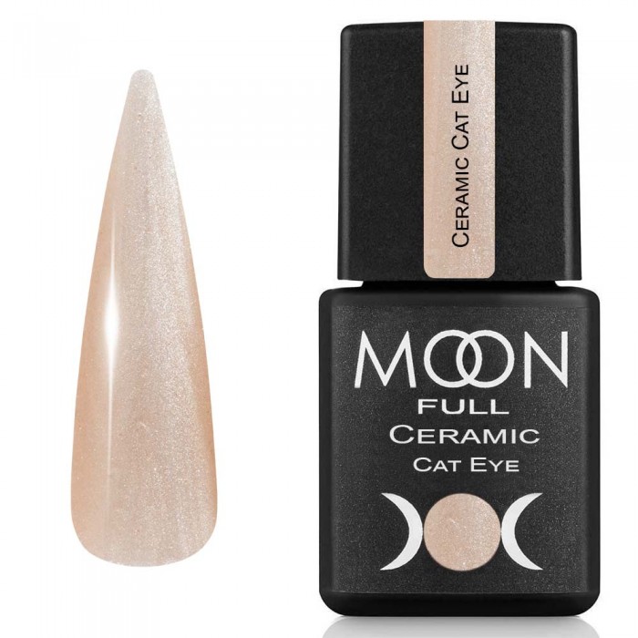 Гель лак Moon Full Ceramic Cat Eye gel №SC535 Шампанський шовк, 8 мл (5905123023415)