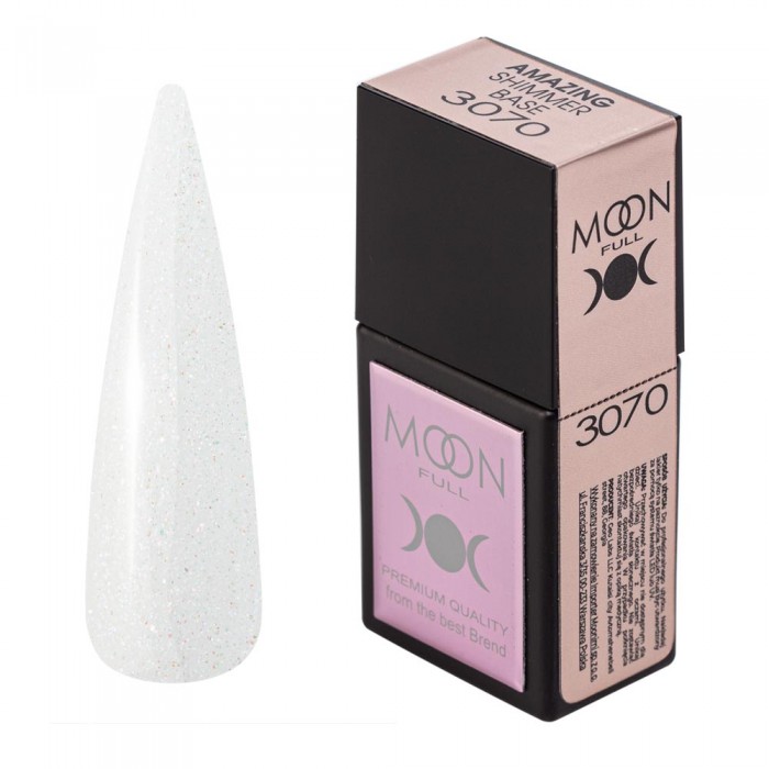 База з шимером Moon Full Amazing Shimmer base 3070, 12 мл (5905123020834)