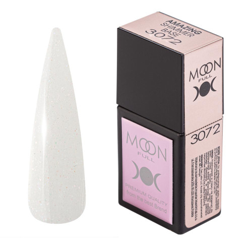База з шимером Moon Full Amazing Shimmer base 3072, 12 мл (5905123020858)