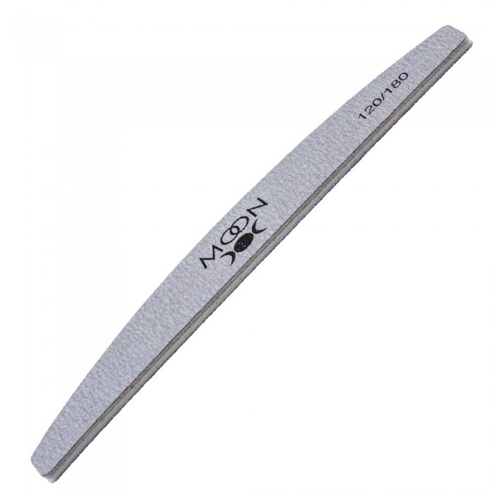 Пилка Moon Full Grey 120/180, півмісяць (50шт/уп) (5905123015700)