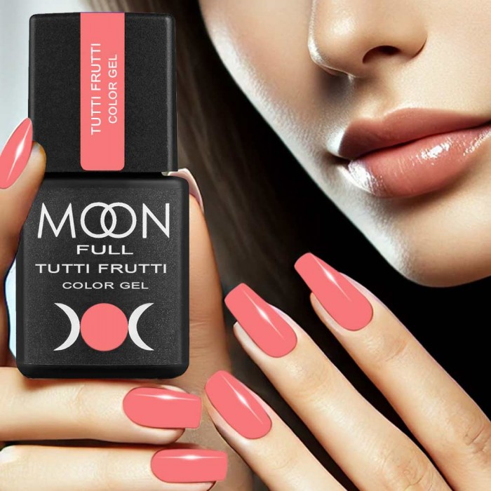 Гель лак Moon Full Tutti Frutti Color Gel №922 блідо-кораловий, 8 мл (5905123023804)